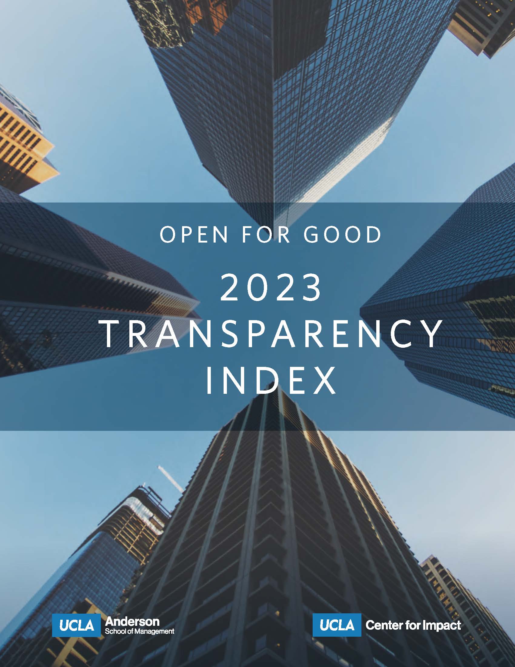 2023 Open for Good Transparency Index — Institute of the Environment