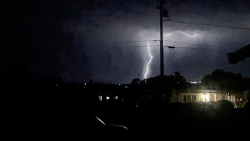 lightning northern california