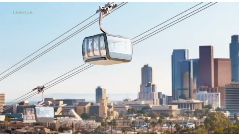 Dodger Stadium gondolas