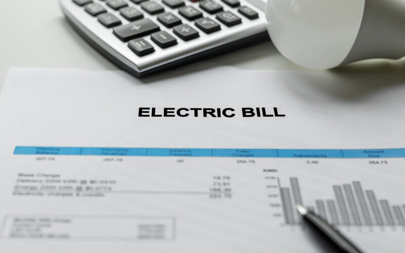 electric bill and calculator